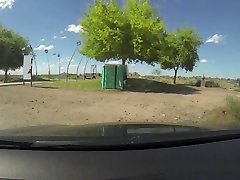 Short Haired Beauty Swallows Cum From Strangers In Public