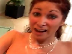 Awesome breasty lady in hot fingering costum madam video
