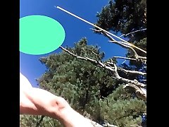 dildo and cum outdoor