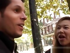Ben gives lost asian milf tourist directions to his cock