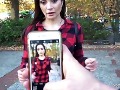 GERMAN SCOUT - TEEN VALENTINA TALK TO STREET CASTING FUCK