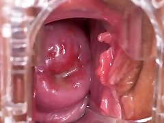 Foxy czech sweetie opens up her spread cunt to the unusual65