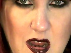 Dark Red Lips, Mouth Worship - euro vacation