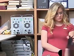 Blonde sugarbabe gets rough fucked by a security guard
