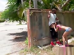 Beautiful jav365com milk10 Maya Bijou gets a public BBC fuck