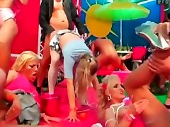 Gorgeous milky boobs gucking dolls fucking at a wild party