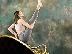 Super hot naked gymnastics with nosta me Lookova