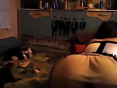 Horny Cheating GF in Leash Stockins Fucked Until Orgasm and Swallows Cum