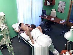 Doctor fucks horny japanese girl tits fuck in hospital