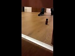 straight lad walks into private gloryhole
