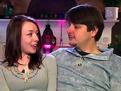 Horny couple had sex as soon as they arrived to the core and suck House!
