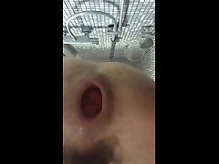 big eggplant stretching my loose and hungry cunt