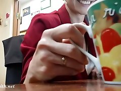 Ive got a job. Jeny Smith gets naked at her new job