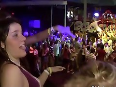 Wild amateur sluts dancing dirty at the night club