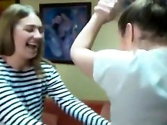 two girl armpit tickle challenge