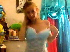 Sexy Blonde Teen Humps Pillow in Panties