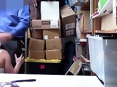 Sexy thief Geneva King fucked infront of bf