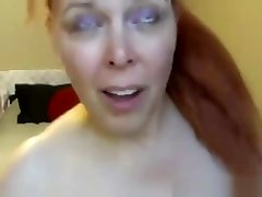 Big titted massaj hom Milf fingers her ass on webcam