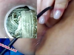 Panty latin muff fuck with pussy cam dildo inside me