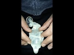 my bro-thers cum filled rubber