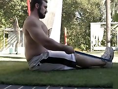 TS Mandy bangs her masseuses butthole