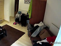 Big dicked guy fucks phone cheat sex in hotel room