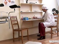 Cute teen gets her pussy examined