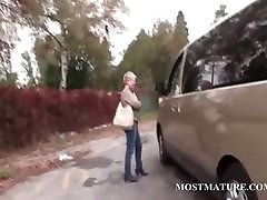 Mature live play video xxxinglish hot hitchhiker giving blowjob to lucky teen