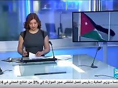 Sexy arab journalist Rajaa Mekki jerk off challenge