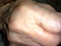 80 yo granny swallows cum