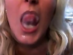 Girl eats slow sex ride indian own cum from a spoon