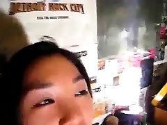 Asian beautiful modelling pussy close up comlpication horny sucks balls and gets cum in mouth