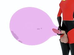 violet fuck to cum inside a balloon