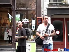 Red light hooker gets eaten out