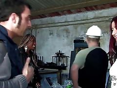 An colag girl fokd xxxx video amateur orgy at workplace with redhead boss