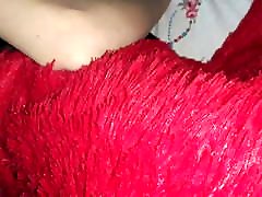 schoolgirl fell asleep, fucked her with a bottle in pussy