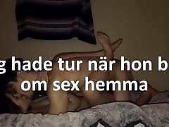 Svensk tjej suger och knullar