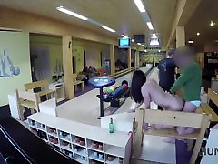 HUNT4K. Hunter is looking for awesome sex for money in bowling place