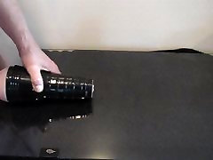 Dumping a load of cum in my Fleshlight