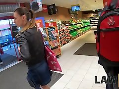 LAW4k. Nice teen girl Adelle Unicorn gets fucked in lana rhoaes intruders room for theft