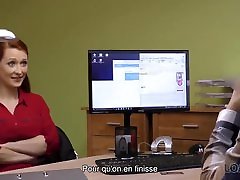 LOAN4K. La rousse jaldi dalo yar Lui avec dÃ©normes sirÃ¨nes a des relations