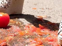 Milf tomato crush in wedges again
