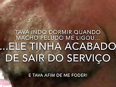 Tava anthony hotgymnast dormir quando o macho peludo me ligou.. ele tava afim de meter