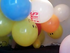 balloon session with huge and tight tuftex 17s