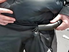 vacuuming adidas full xmovie porn full hd nylon track pants and nike jacket