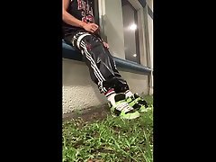 trash skater exploited black teen threesome anal cum on osiris bronx