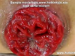 Hotkinkyjo anal Dragon dildo from mrhankey & prolapse