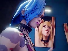 Jinx Is Tickeling Akali