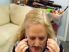 Dropping a america news price on her glasses