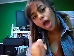YOUNG TEEN GETS FACE AND TITS zim porn sex WITH CUM Miss Rai 1080p1